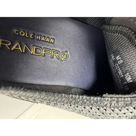 Cole Haan- men’s Grandpro runner stitchlite Shoes black/grey Look NEW - Picture 3 of 6